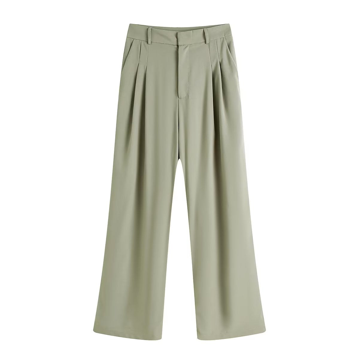 Double Pleat Loose Fit Pants